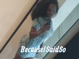 BecauseISaidSo