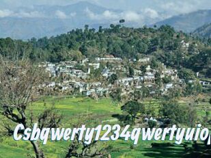 Csbqwerty1234qwertyuiop