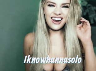 Iknowhannasolo